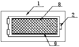 Energy-saving, dust-absorbing and foreign-matter-removing central air conditioner air port