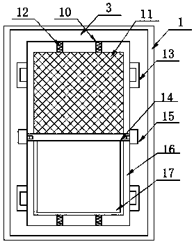 Energy-saving, dust-absorbing and foreign-matter-removing central air conditioner air port