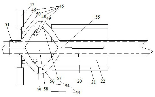 Human-driven single-knife cutting wire stripping device