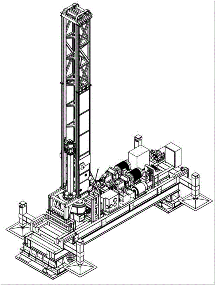 Double-row multi-shaft pile machine