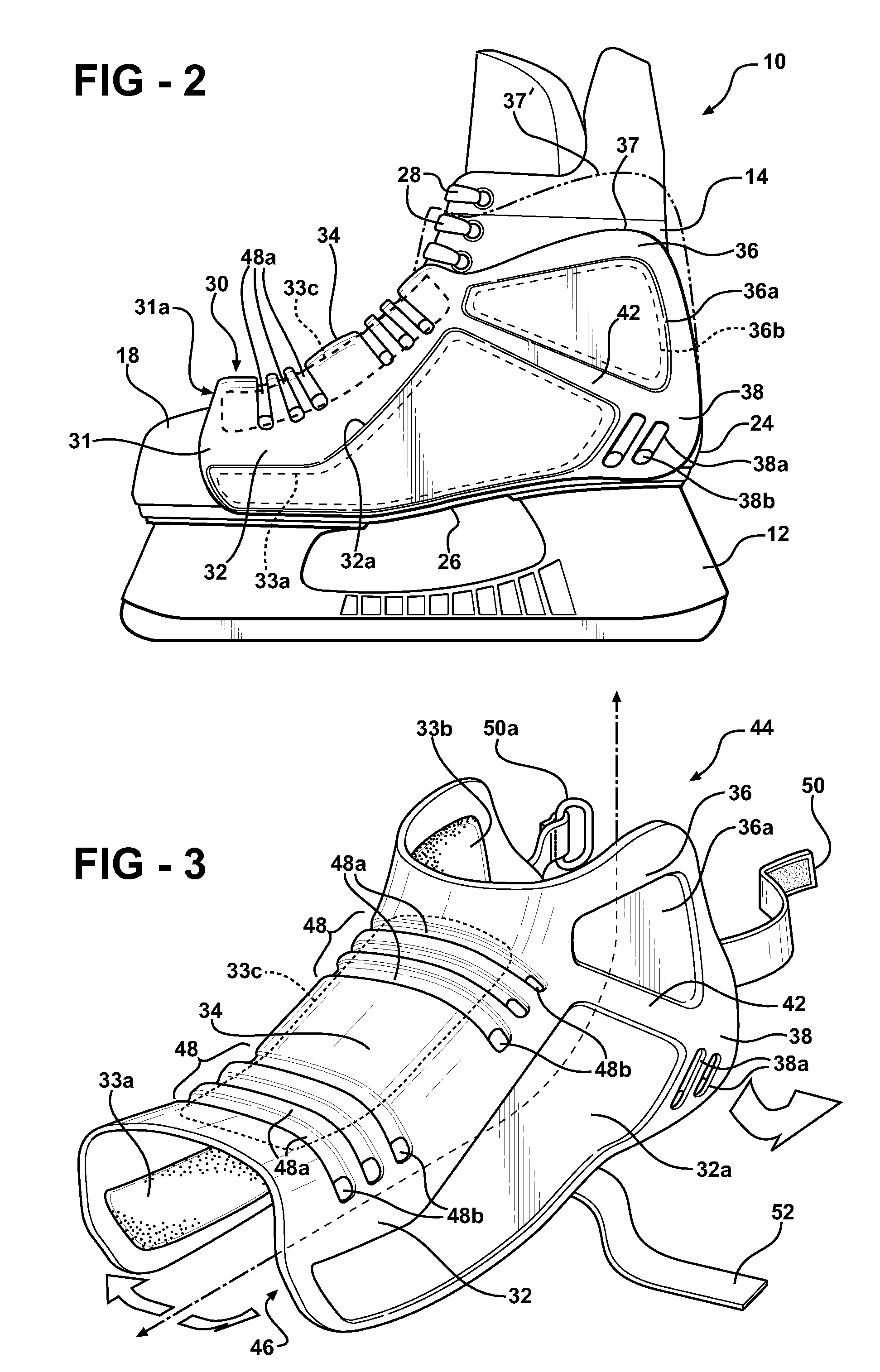 Protective cover for hockey skate boot
