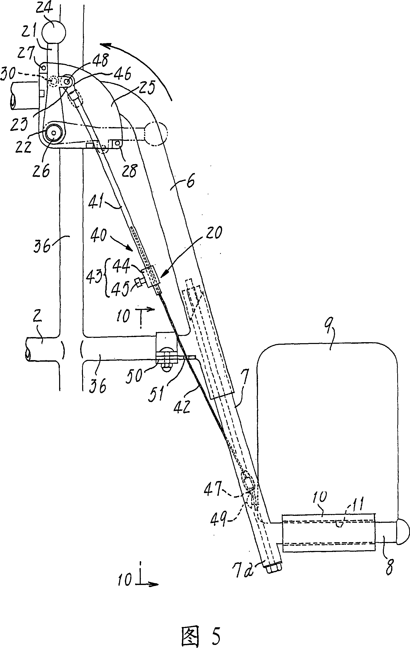Manipulation device for wheelchair footrests
