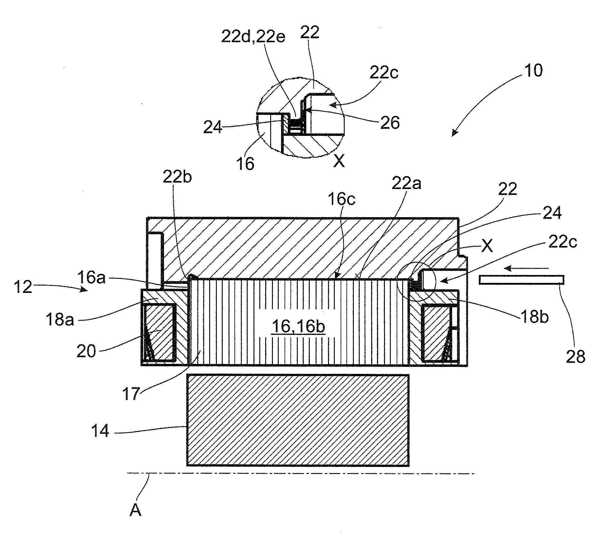 Modular Unit Comprising A Laminate Stack For An Electric Machine, Method For Producing Such A Modular Unit, And Electric Machine