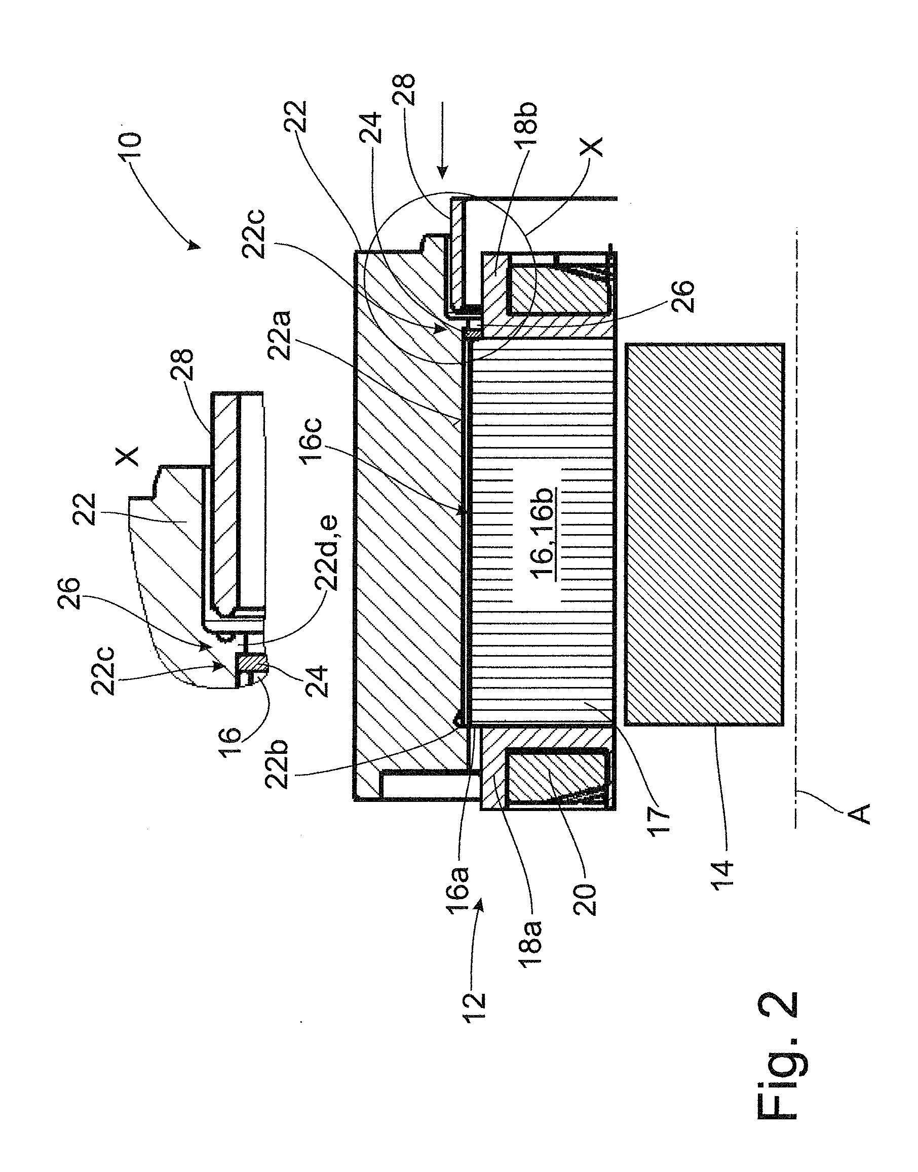 Modular Unit Comprising A Laminate Stack For An Electric Machine, Method For Producing Such A Modular Unit, And Electric Machine