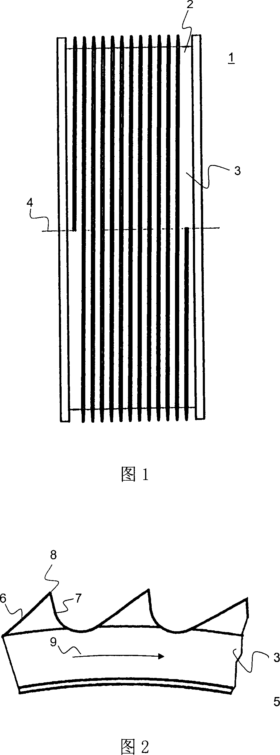 Opening device for spinning machines