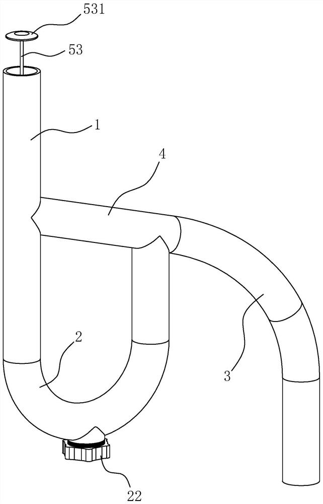 Quickly-dredged deodorizing drain pipe