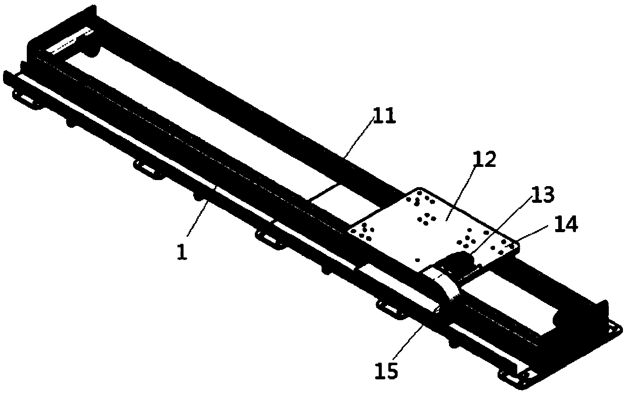 Double-rail double-mechanical-arm cooperated showing equipment