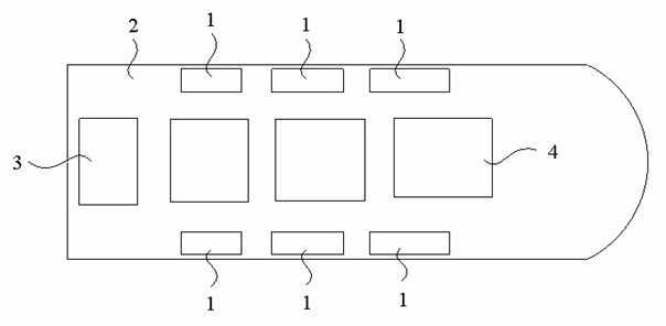 Arrangement method for oil tanks of bulk cargo ship