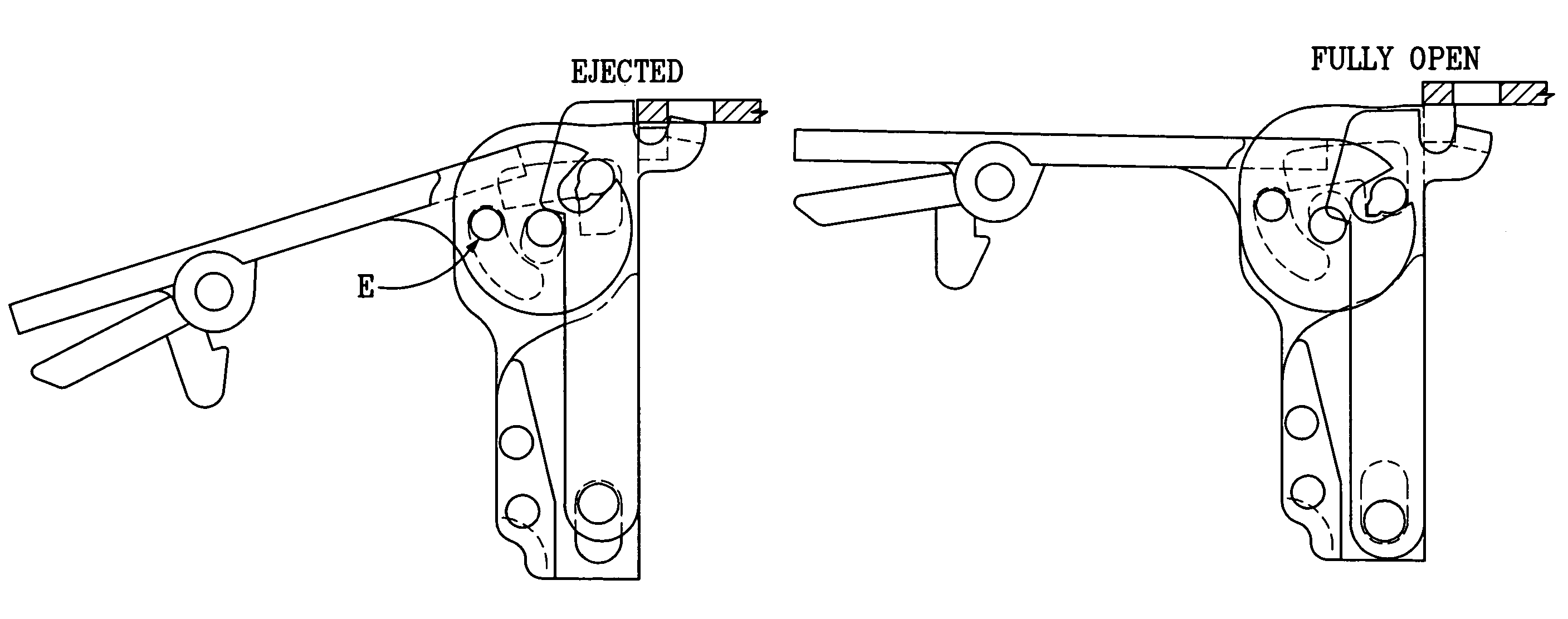 Compact PCI ejector latch