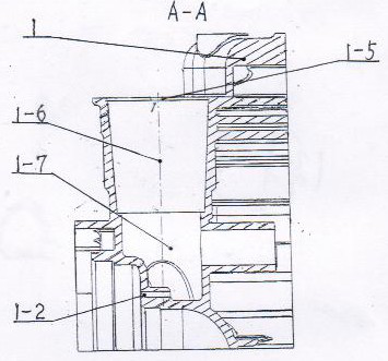 Middle cover structure for oil-gas separation of hydraulic retarder