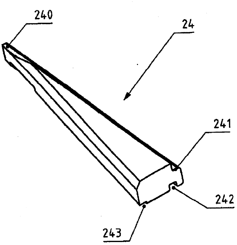 Laterally adjustable rail fastening system