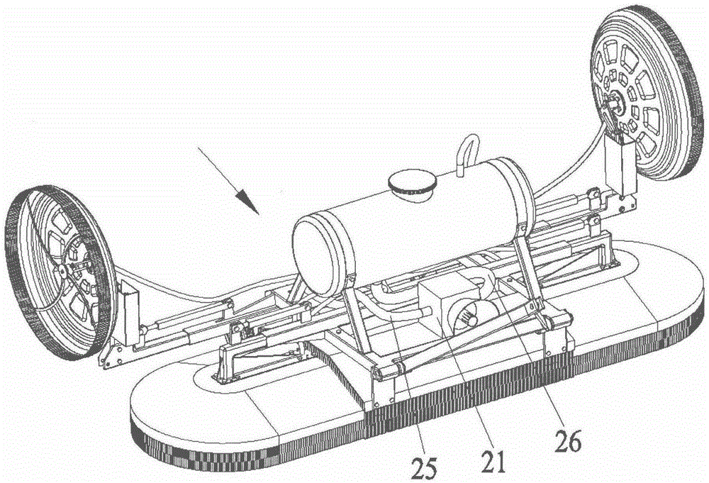Obstacle-avoidable traction type orchard weeding machine and method