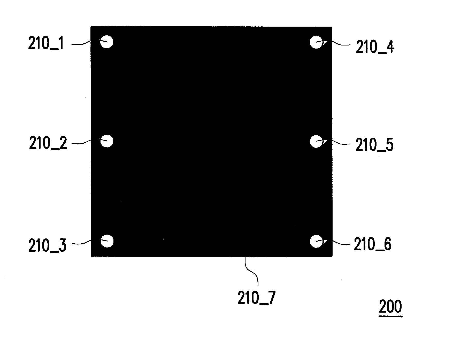 Image-capturing device and projection automatic calibration method of projection device