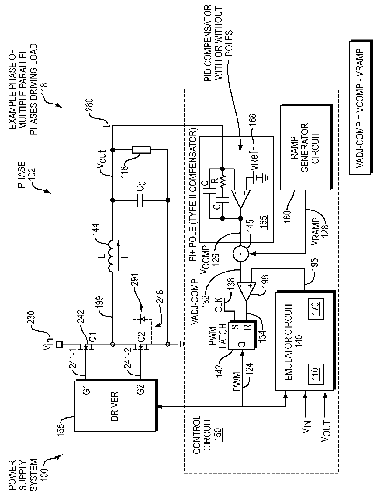 Power supply control and current emulation