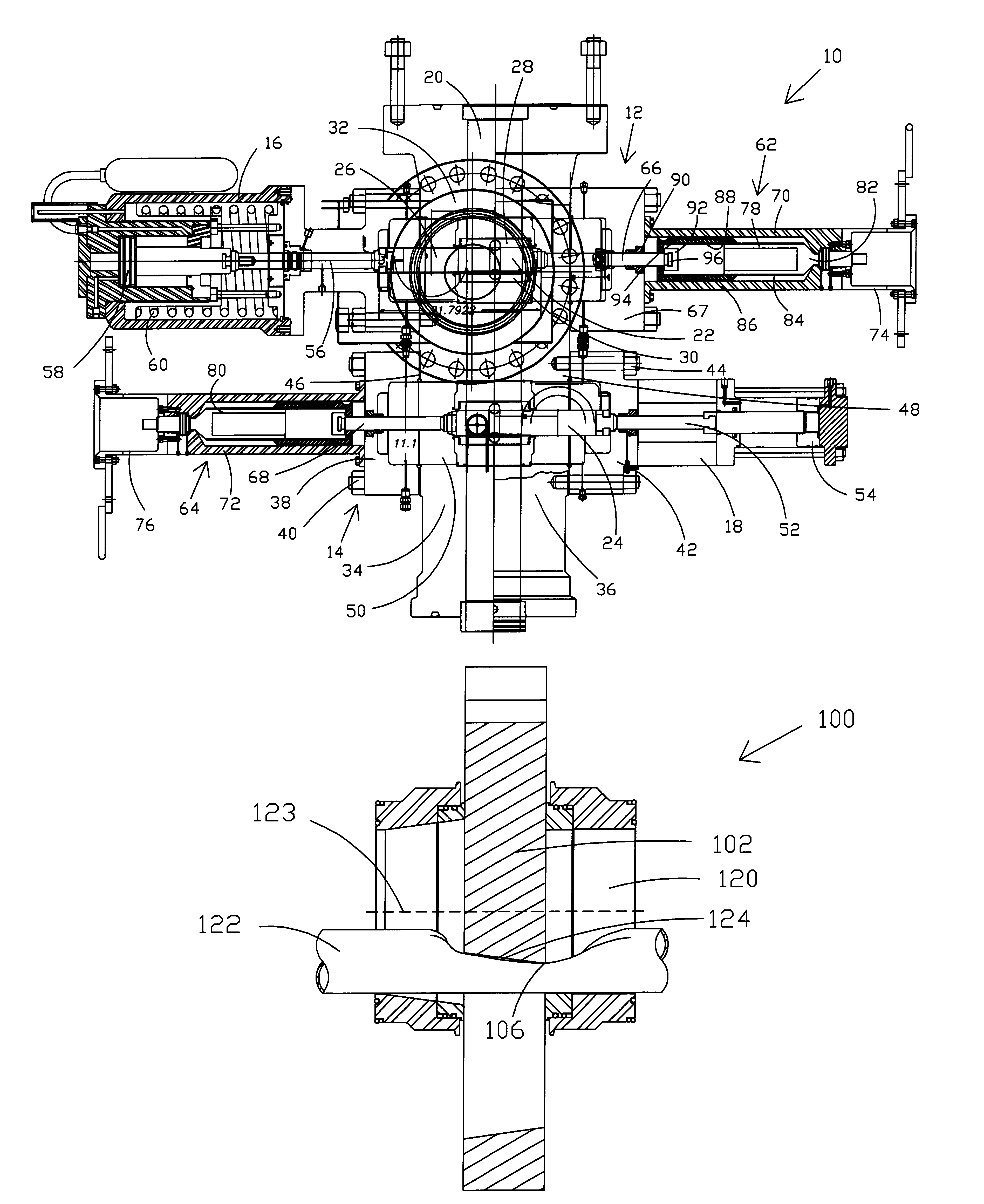 Method and apparatus for replacing BOP with gate valve