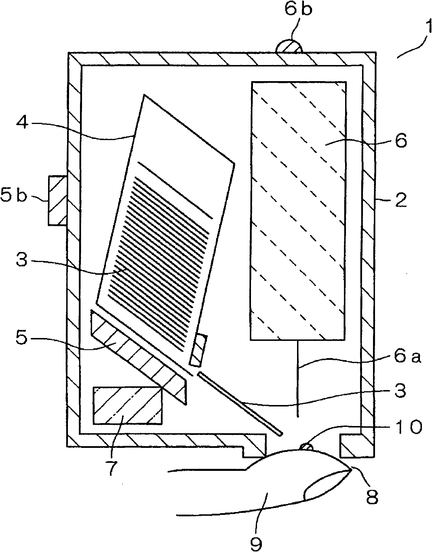 Blood test device and test method