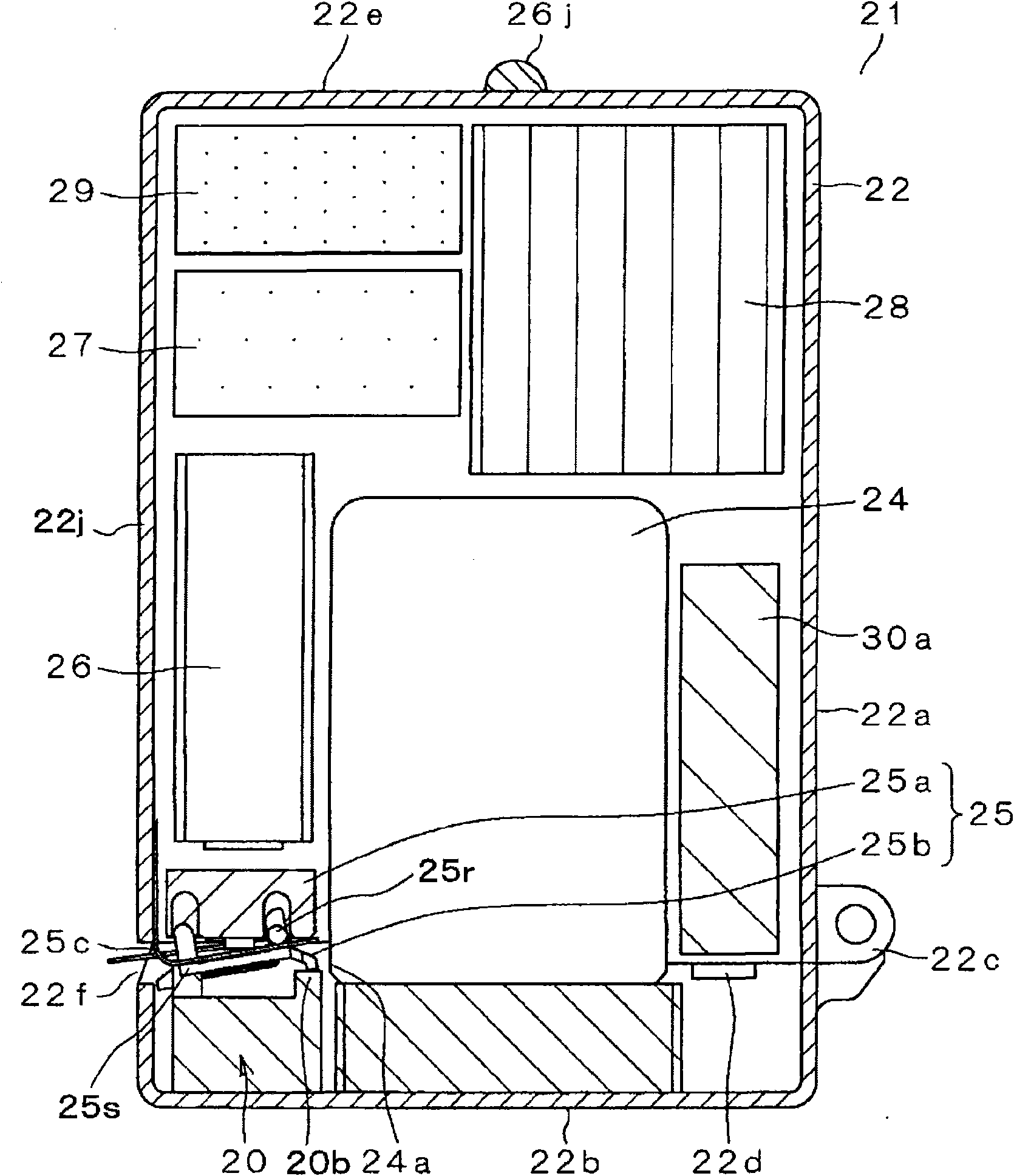 Blood test device and test method
