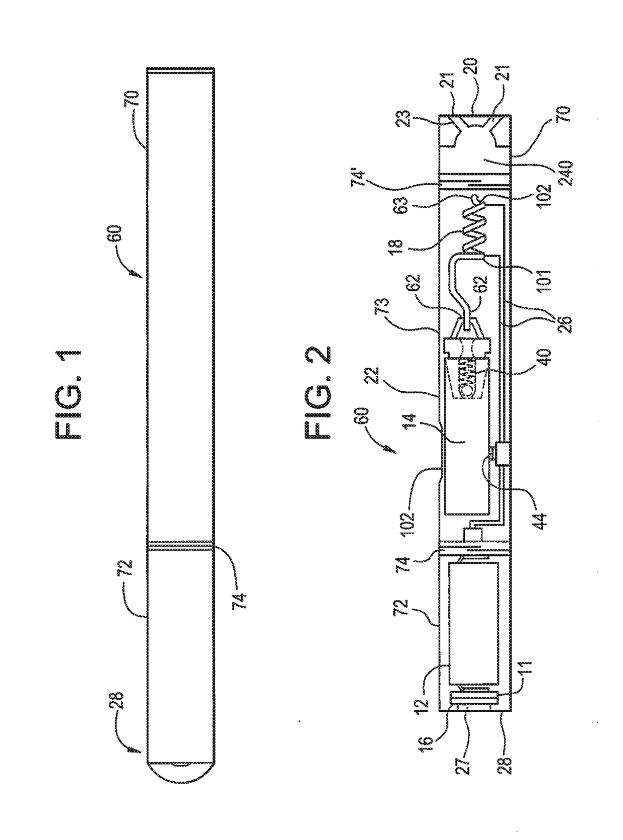 Flavored tip or mouth-end insert for e-vaping and/or smokeable devices and manufacturing method thereof
