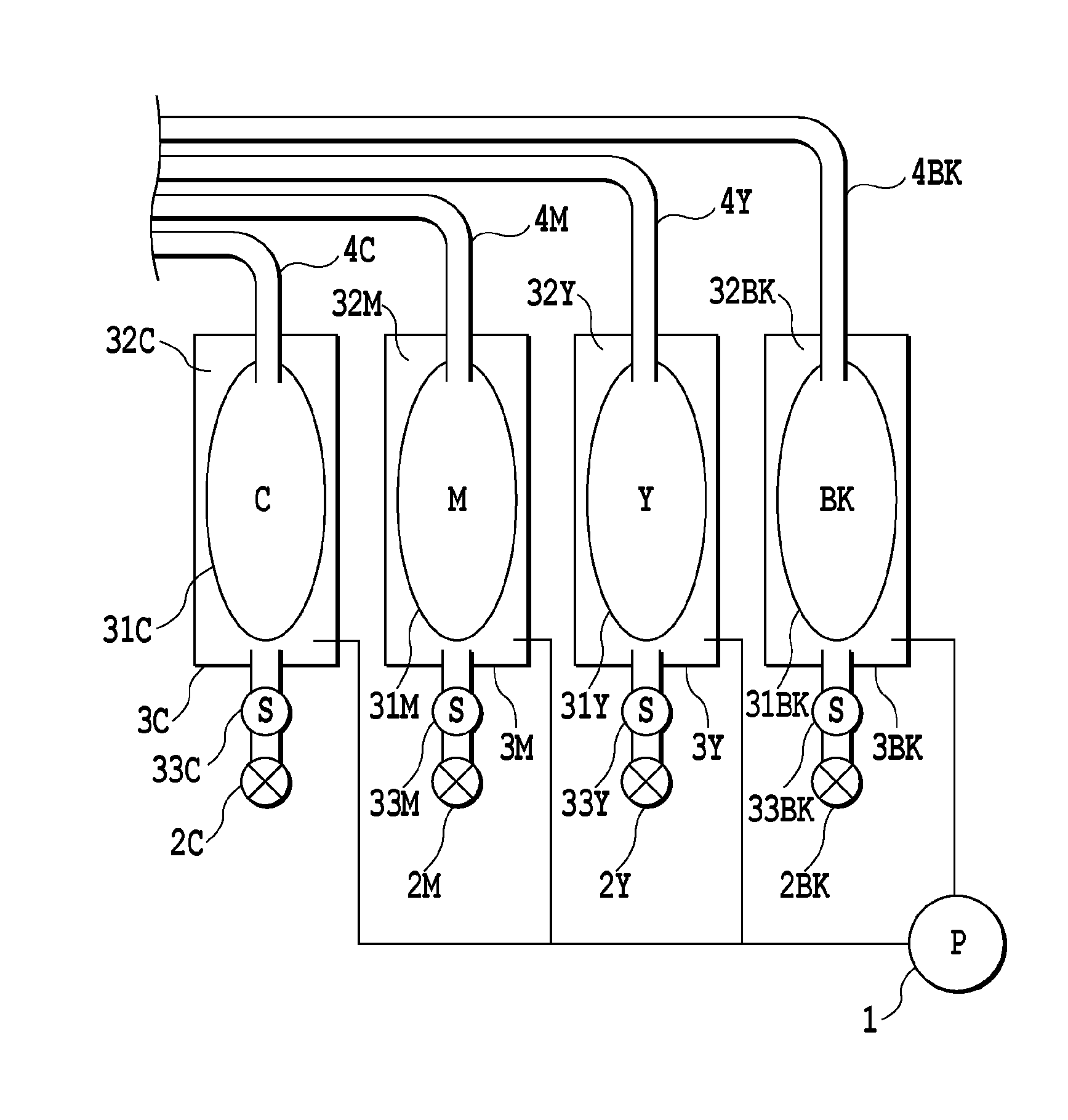 Inkjet printing device and method for replacing a print head