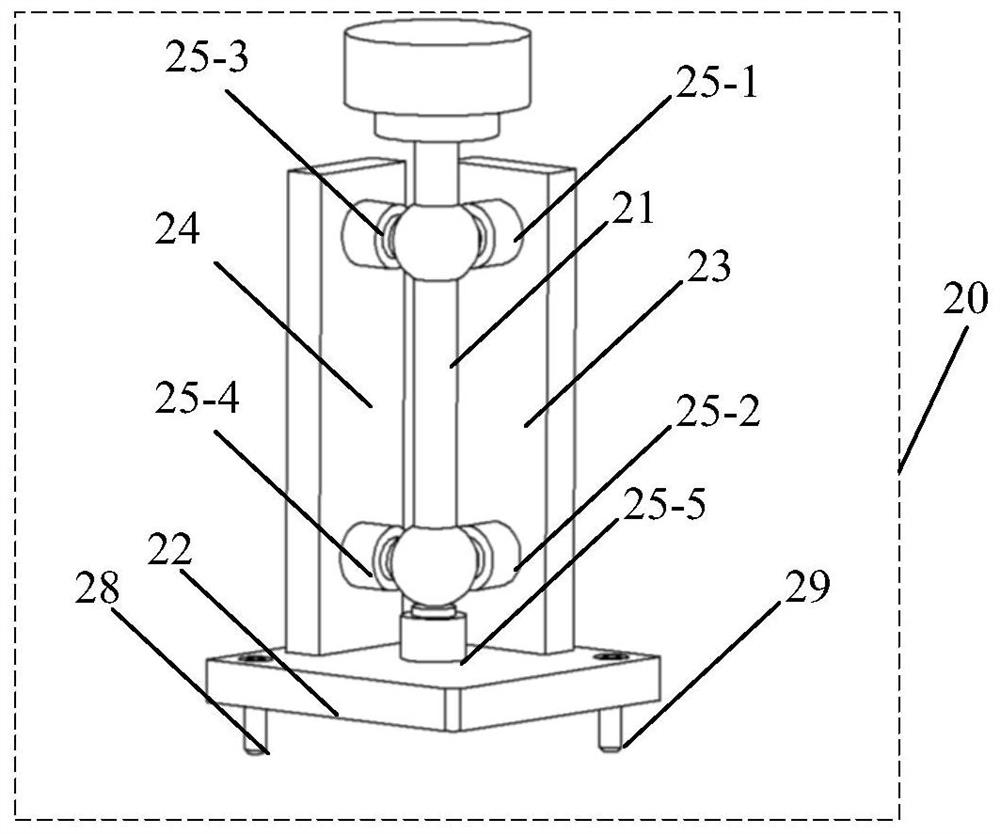 A six-degree-of-freedom hybrid polishing robot pose accuracy calibration device and method