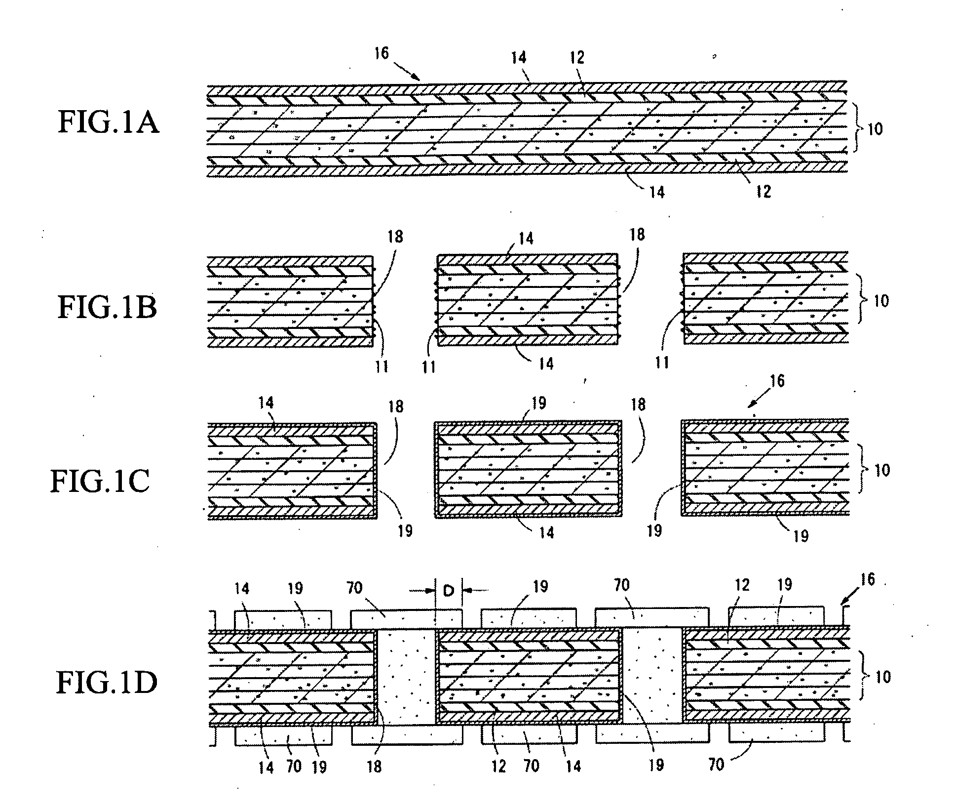 Circuit board and method of producing the same
