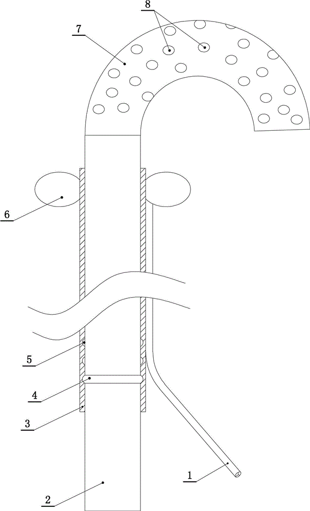 Catheter drainage tube