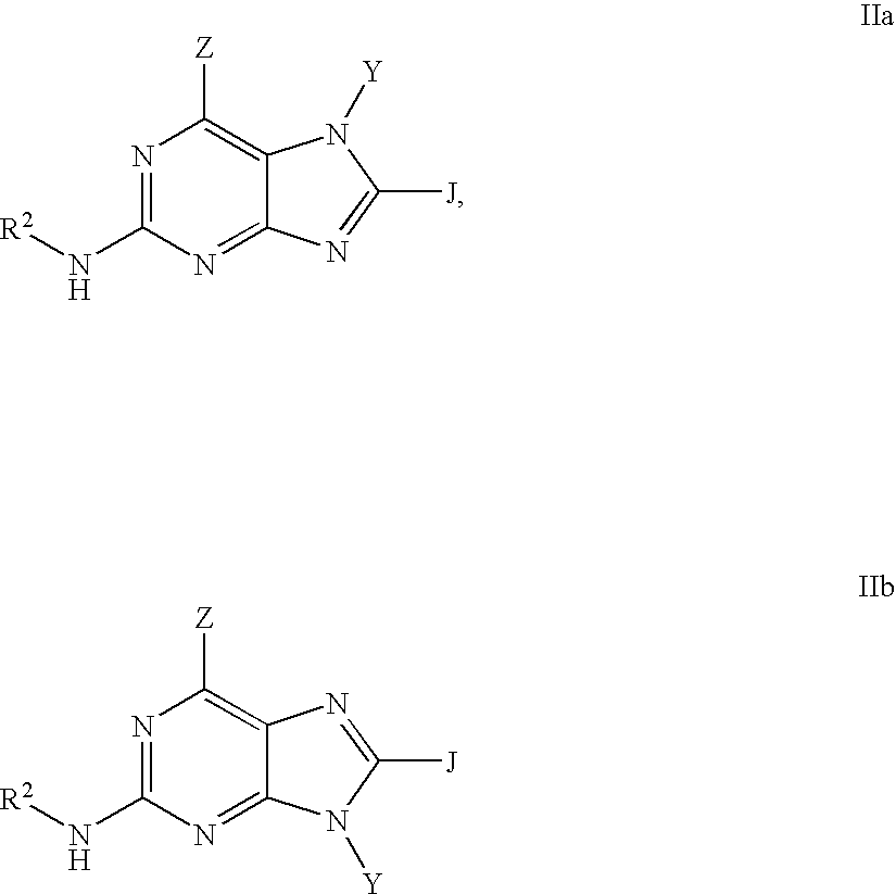 Purine inhibitors of phosphodiesterase (PDE) 7