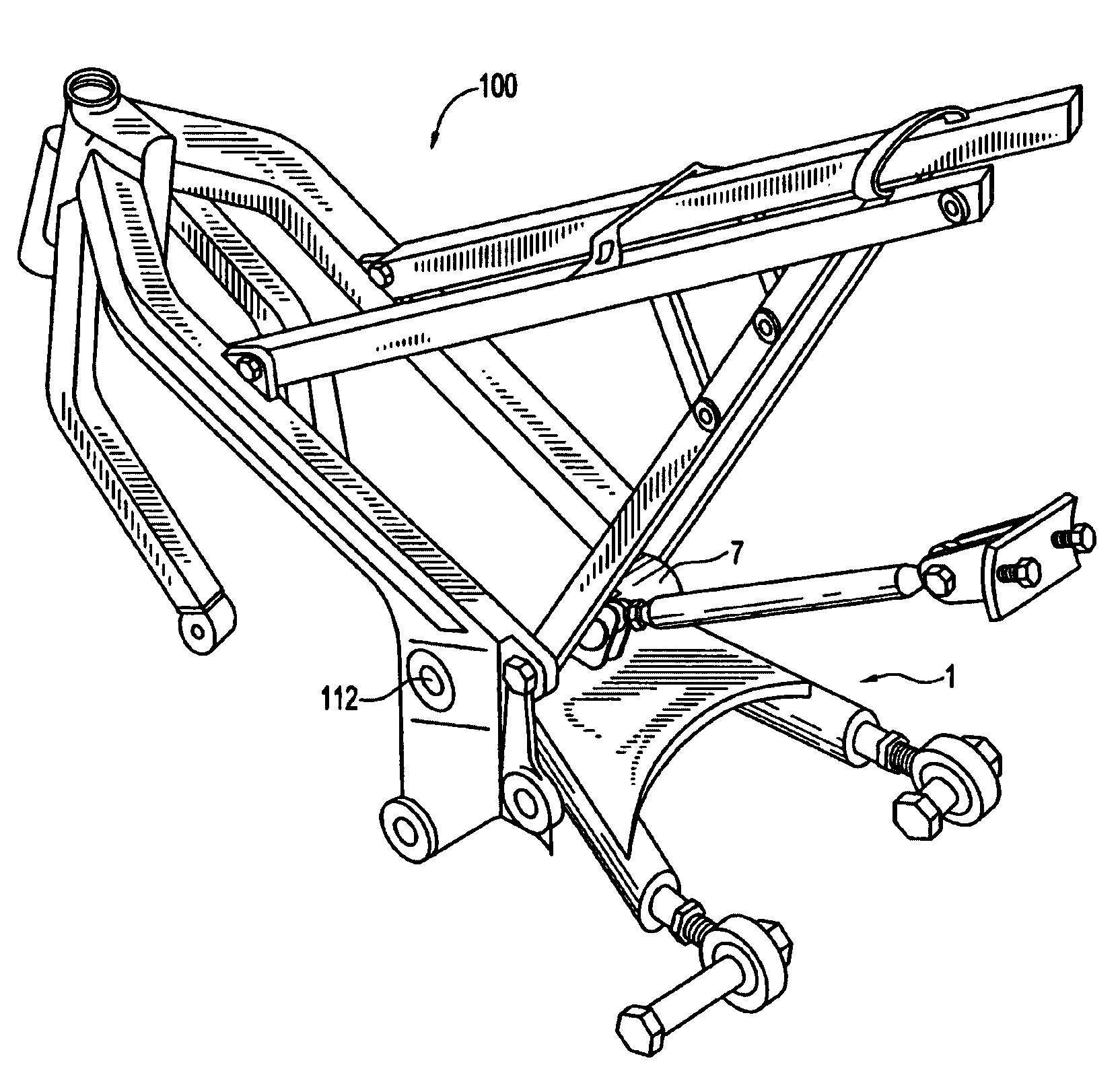 Three wheel motorcycle conversion assembly