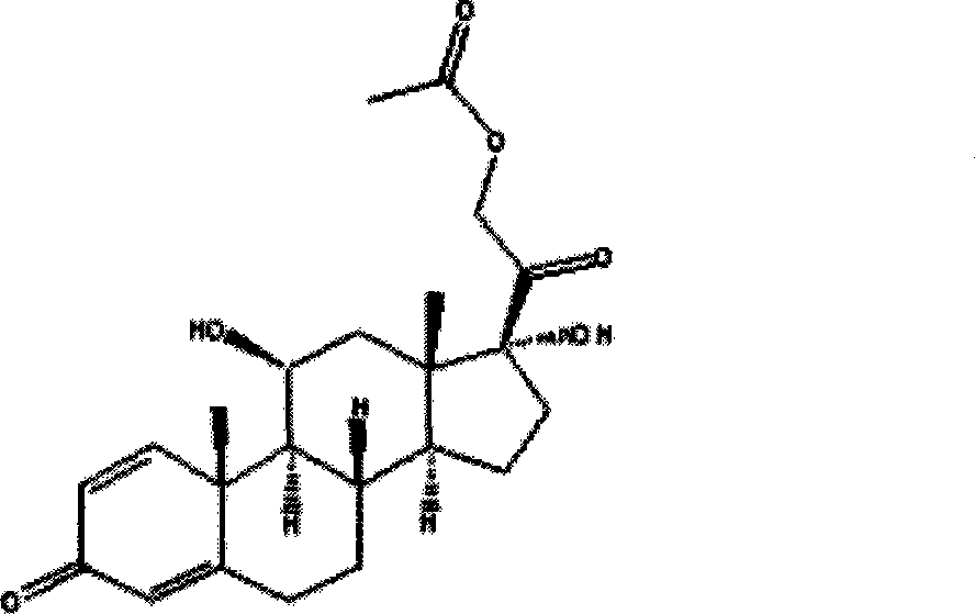 Method for producing prednisolone acetate