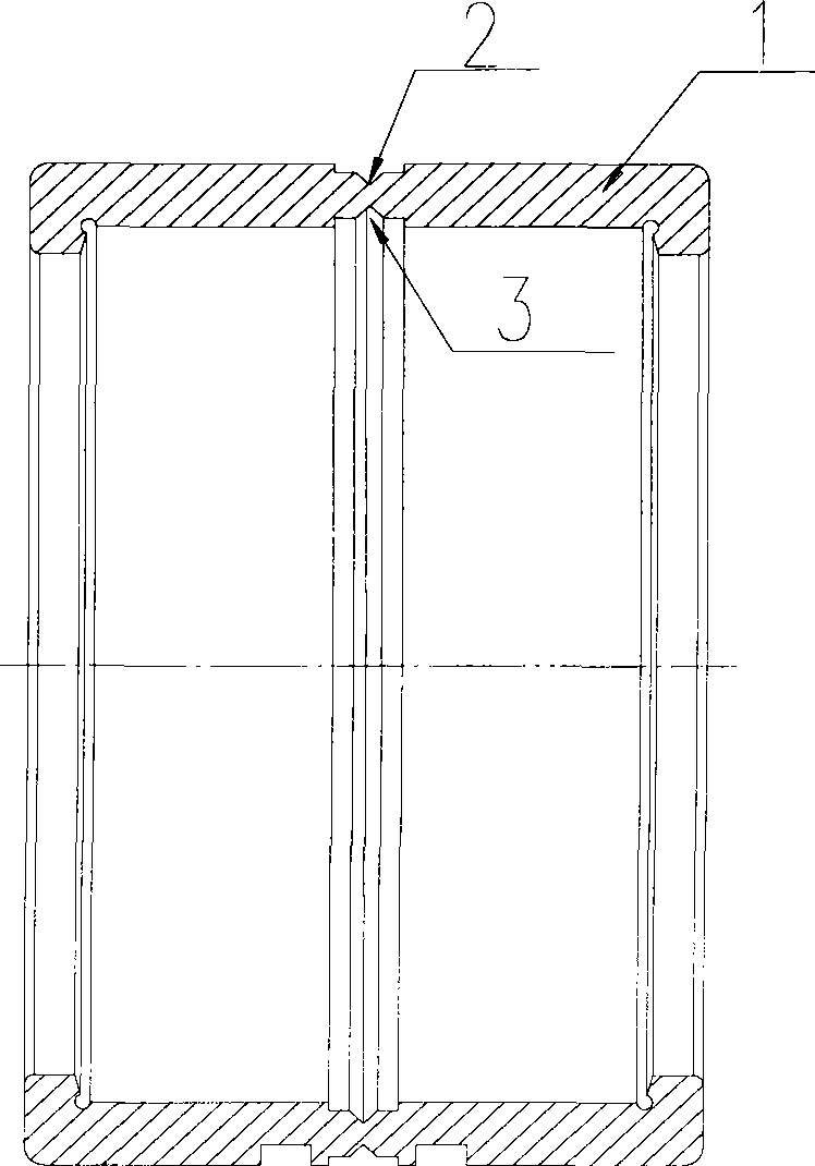 Split technique for processing for SL01 type split-bearing