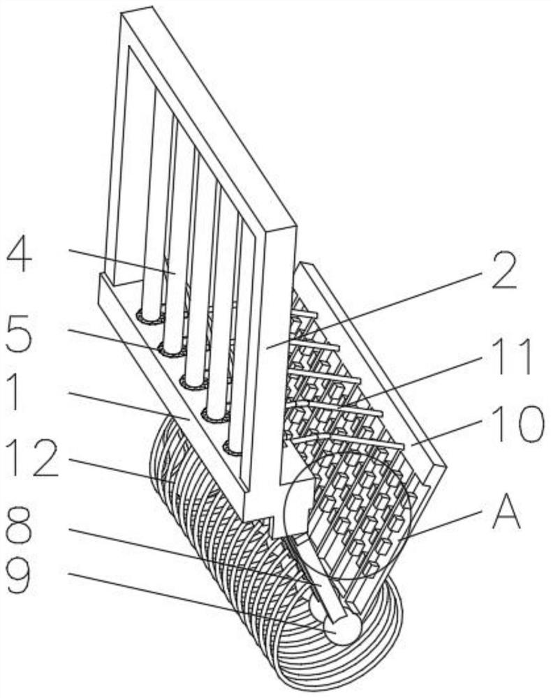 Window guardrail with high safety performance and capable of preventing children from falling