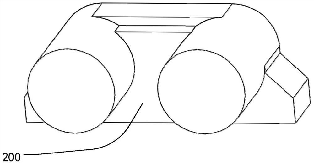 U-shaped magnetic core and transformer