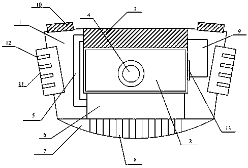 Solar-charged automatic cleaner