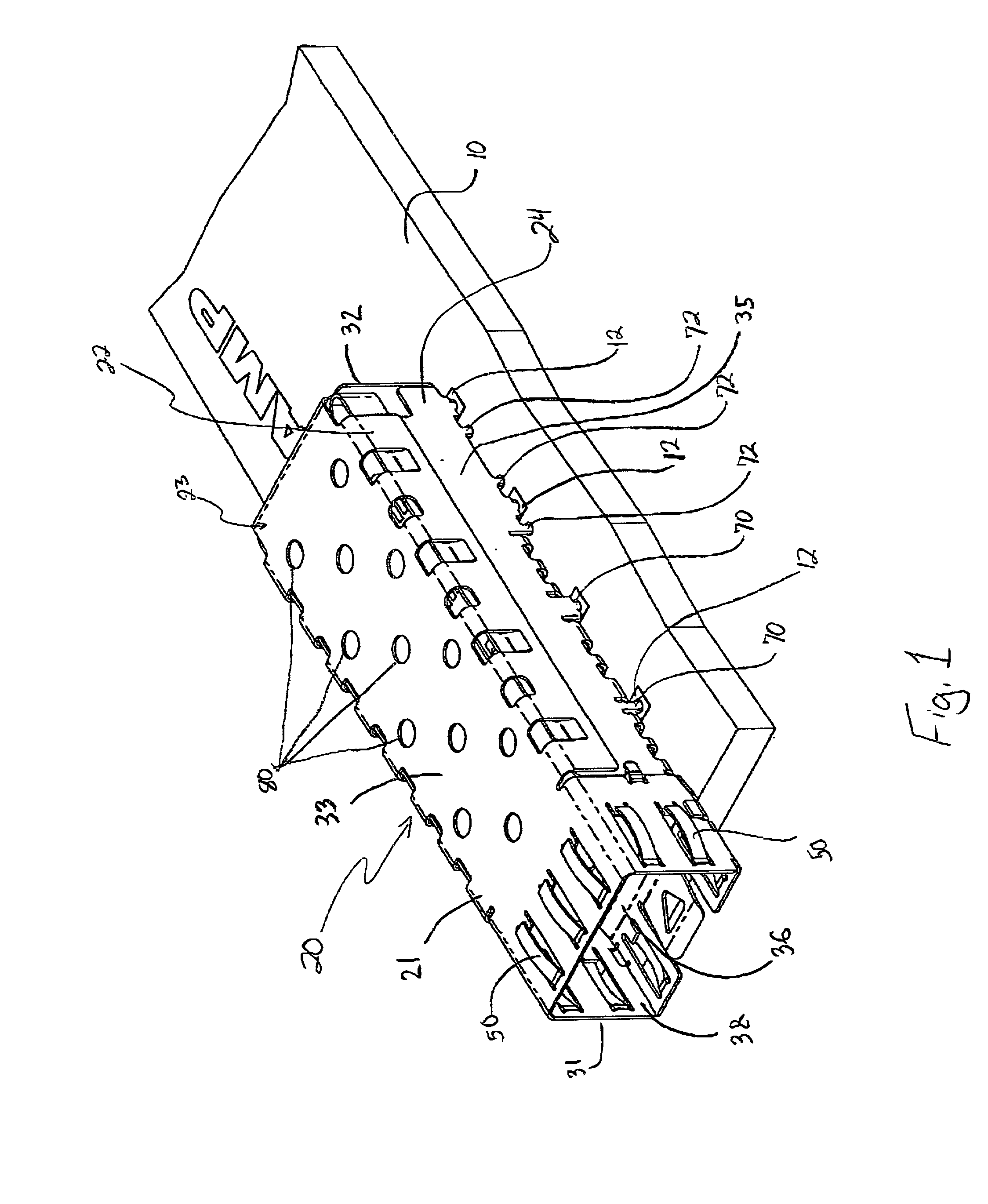 Pluggable module and receptacle