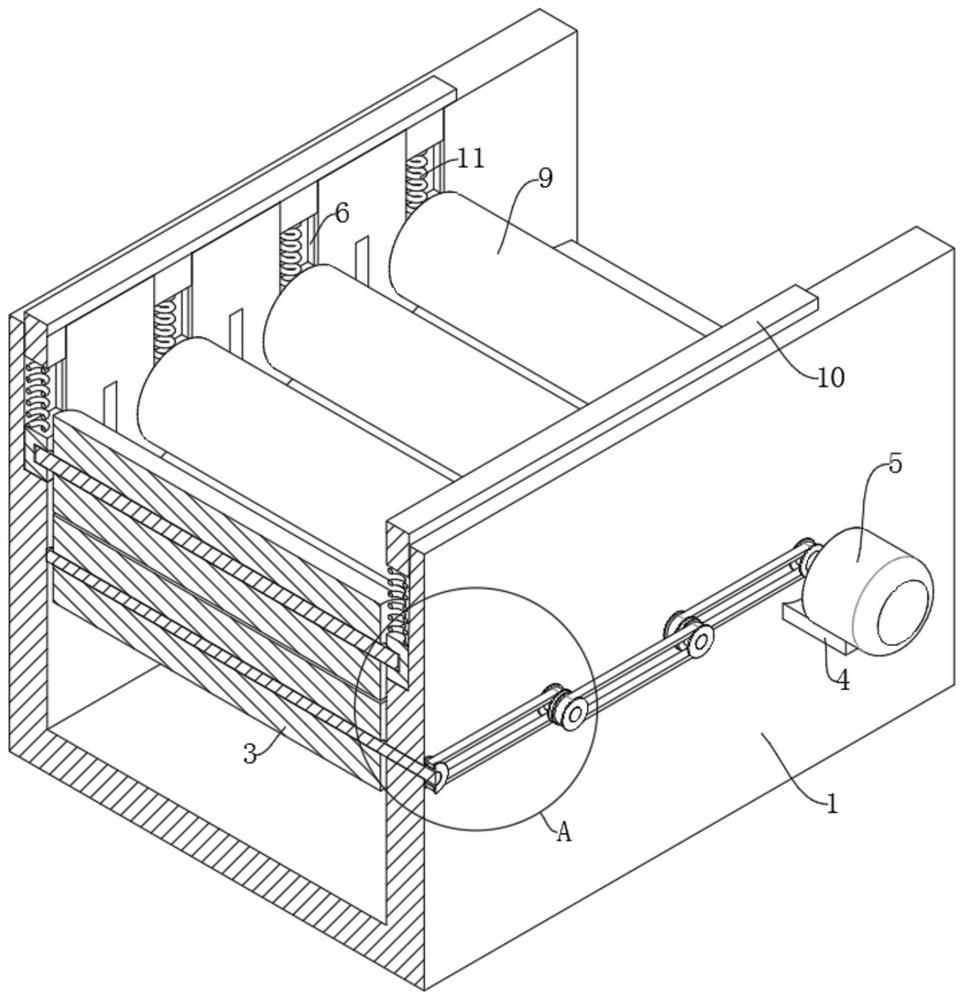 Withdrawal and straightening machine for washing machine drum manufacturing