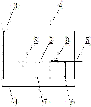 Alcohol stove with deflectable alcohol box