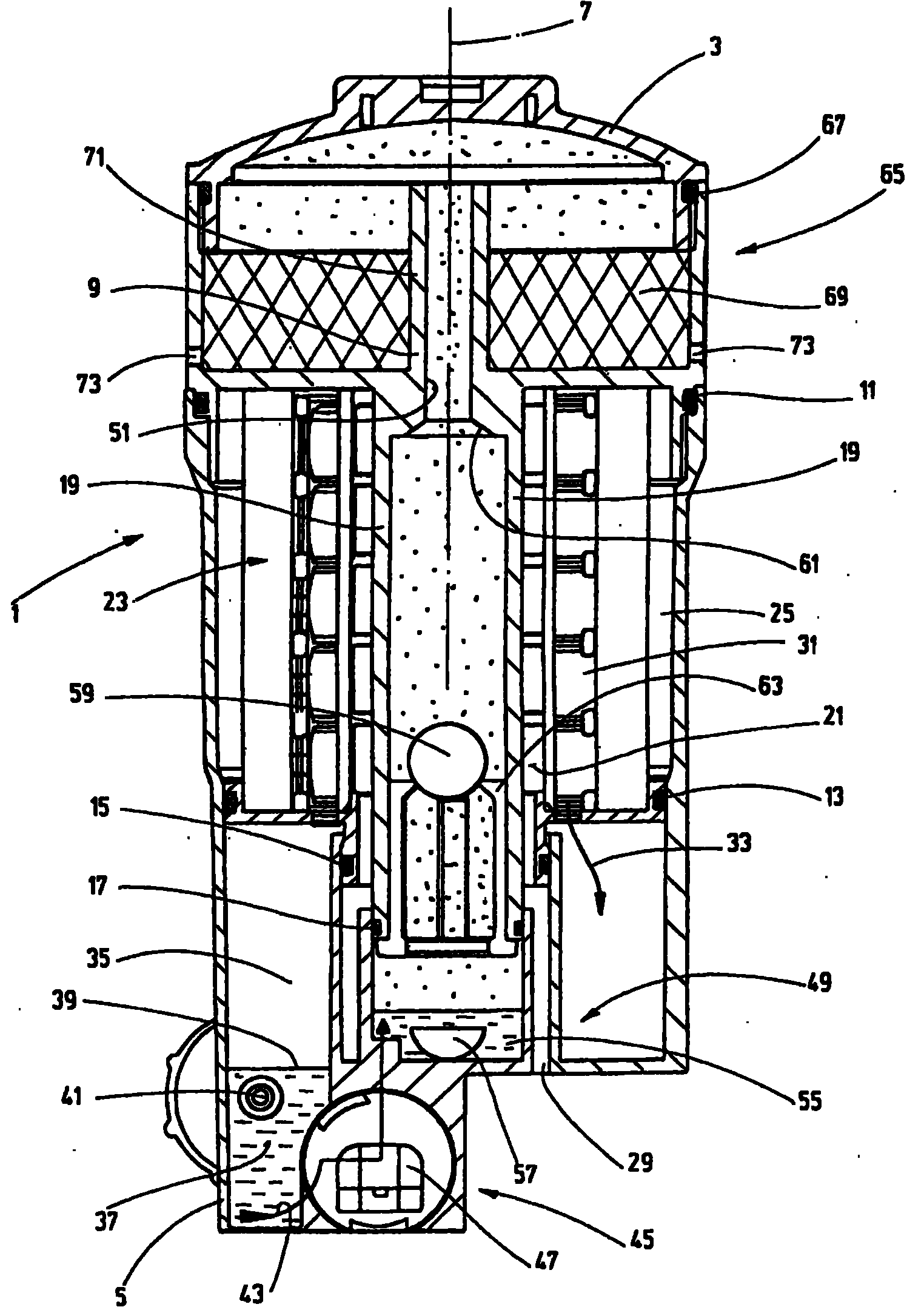 Fuel filter system, especially for diesel engines