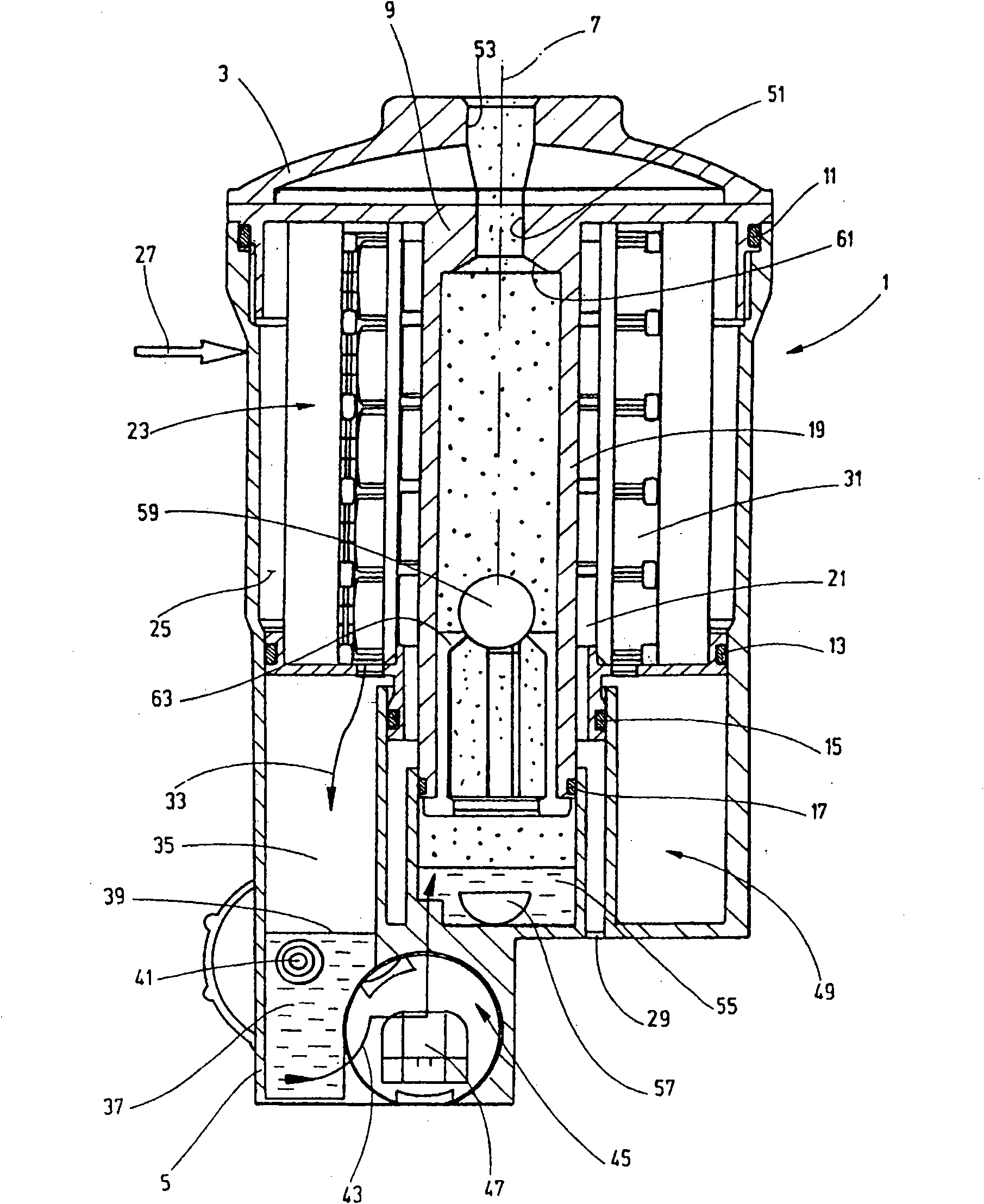 Fuel filter system, especially for diesel engines