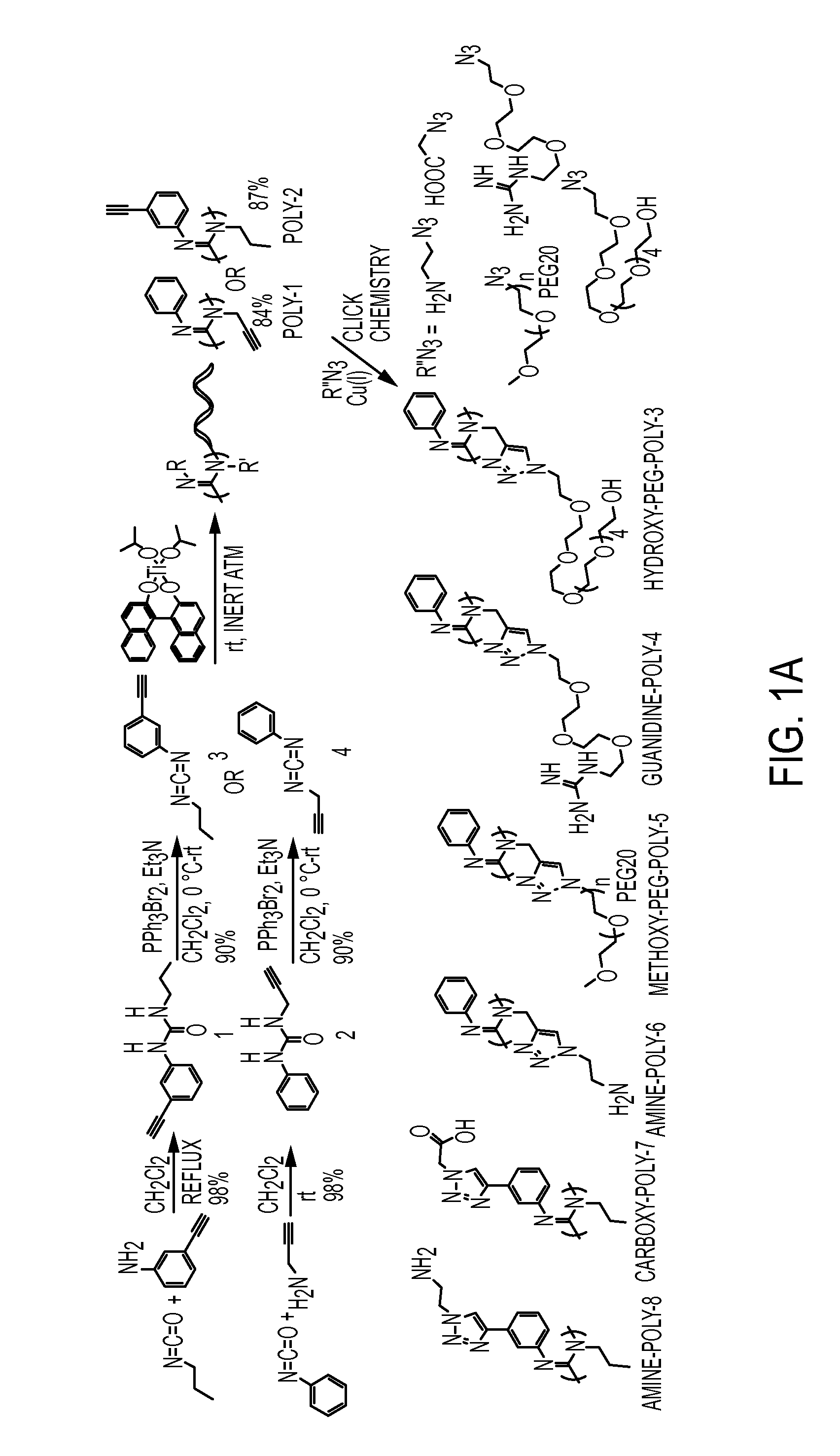 Helical polycarbodiimide polymers and associated imaging, diagnostic, and therapeutic methods