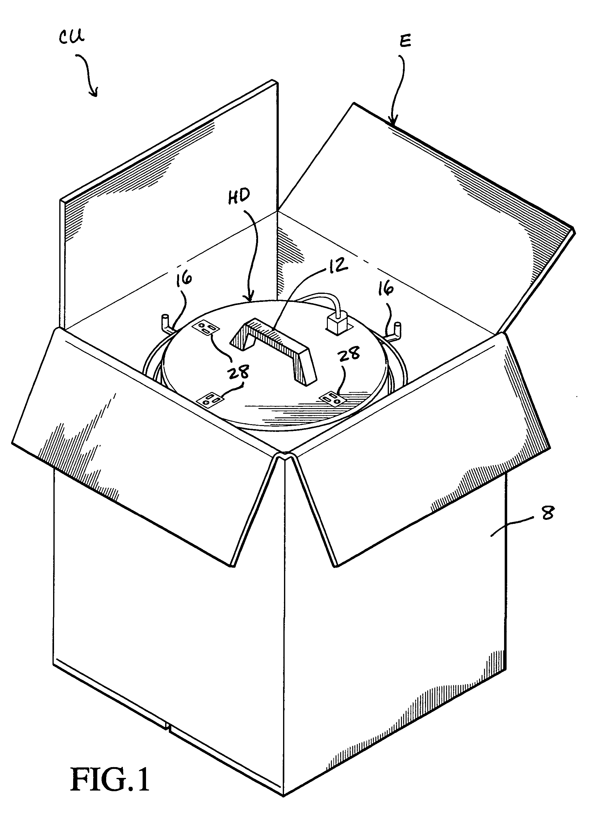 Device for holding decorative string lights