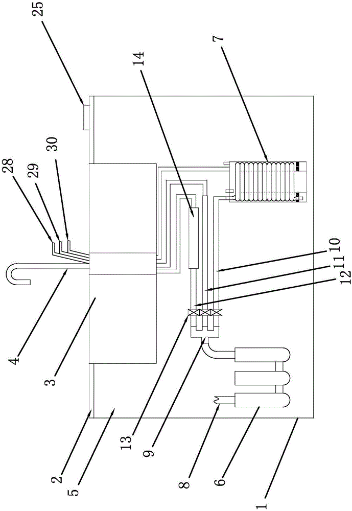 Water purifying and instant hot drinking system water trough