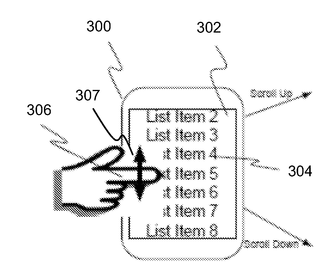 A graphical user interface for a portable computing device