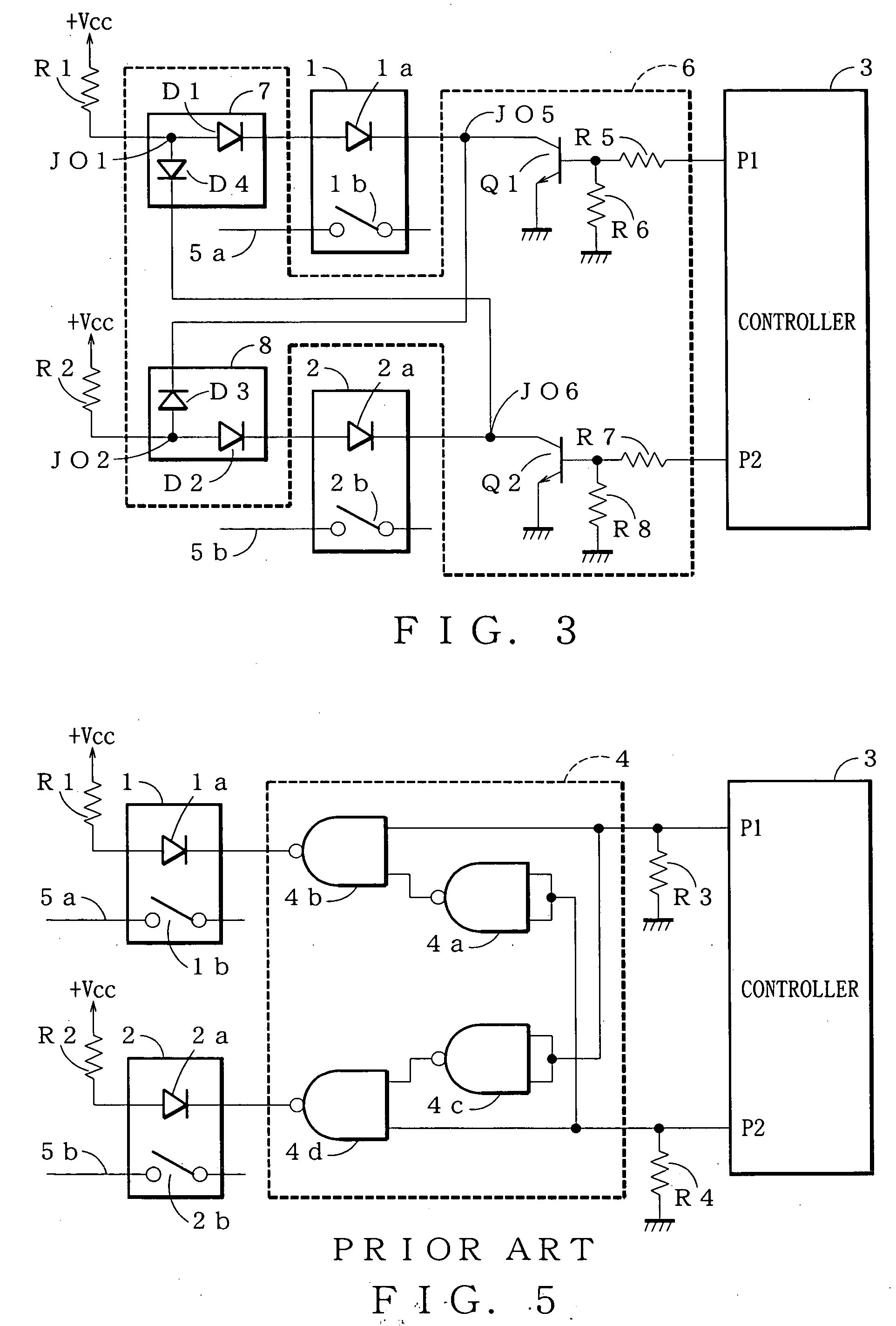 Circuit for preventing simultaneous on operations
