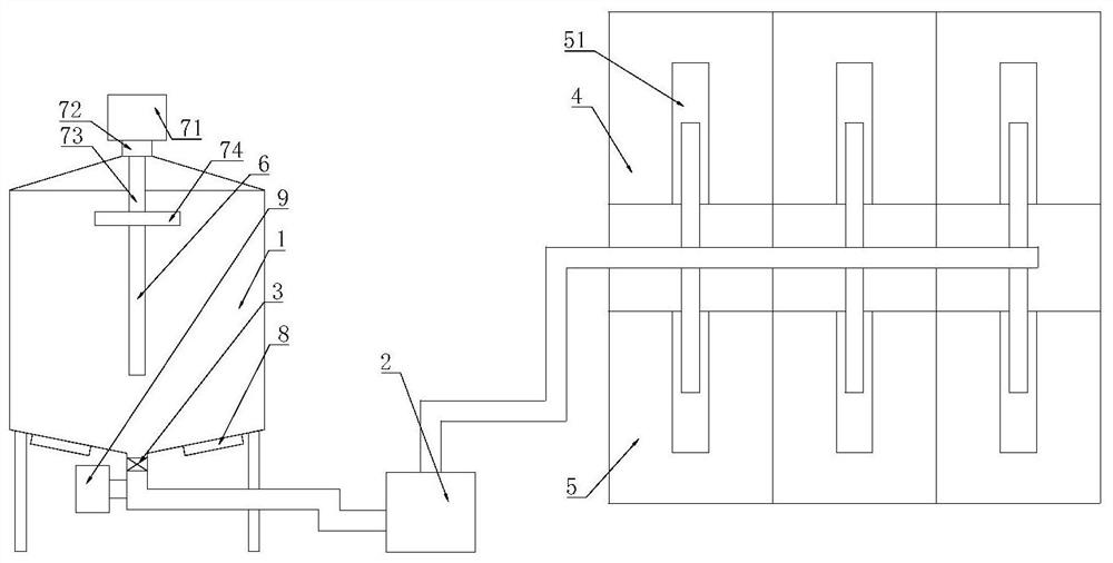 Supply device and operation method for pig-breeding factory