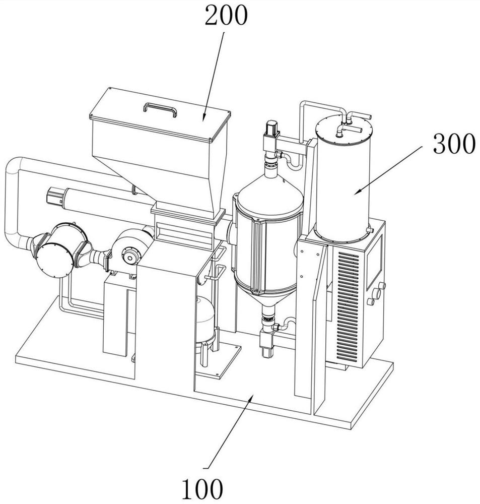 Extraction and refinement equipment for raw material of rose cell sap for skin care