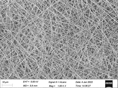 Proton exchange membrane for battery, preparation method and nanofiber composite structure