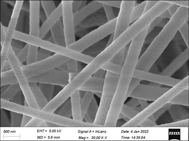 Proton exchange membrane for battery, preparation method and nanofiber composite structure