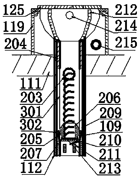 Piston ramp type squatting and sitting dual-purpose water-saving defecation device