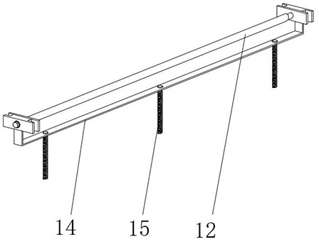 Active and passive adjustment combined thin film tensioning device