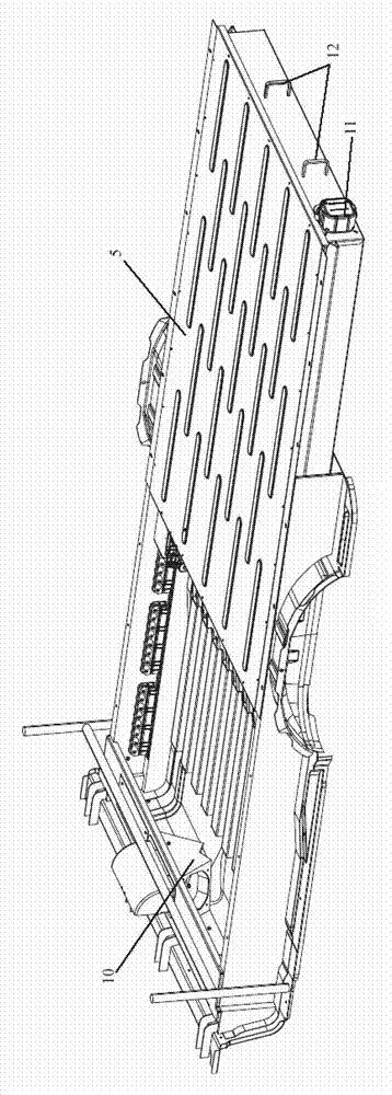 Design structure of battery box for electromobile